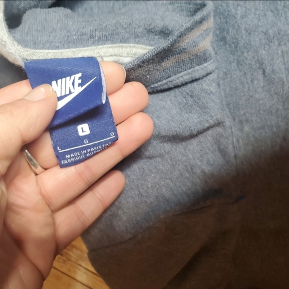 Nike women's fleece bomber slate blue full zip - Picture 6 of 7